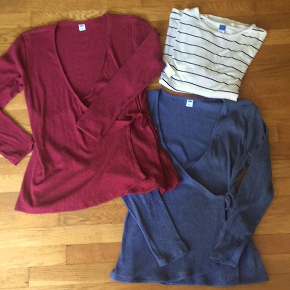 Old Navy womens size large sweater shirt bundle - Picture 1 of 11